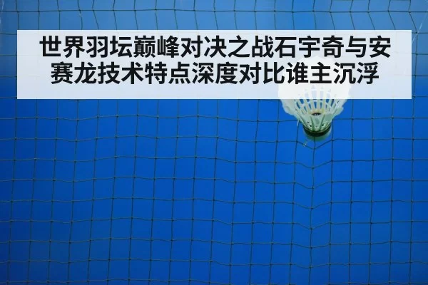 世界羽坛巅峰对决之战石宇奇与安赛龙技术特点深度对比谁主沉浮